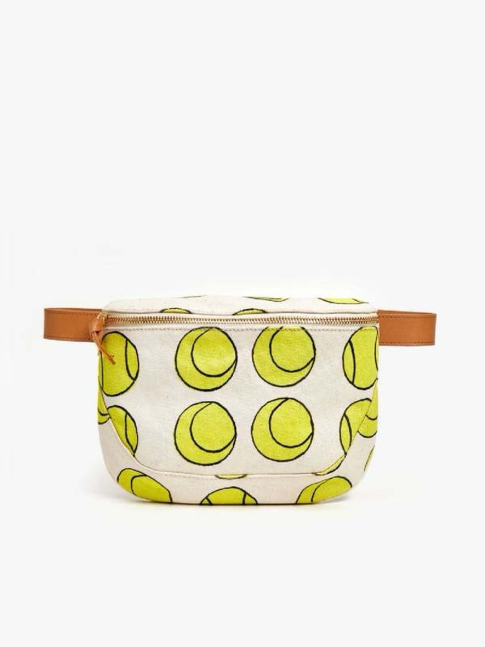 Clare V. Natural Canvas/Tennis Ball Fanny Pack